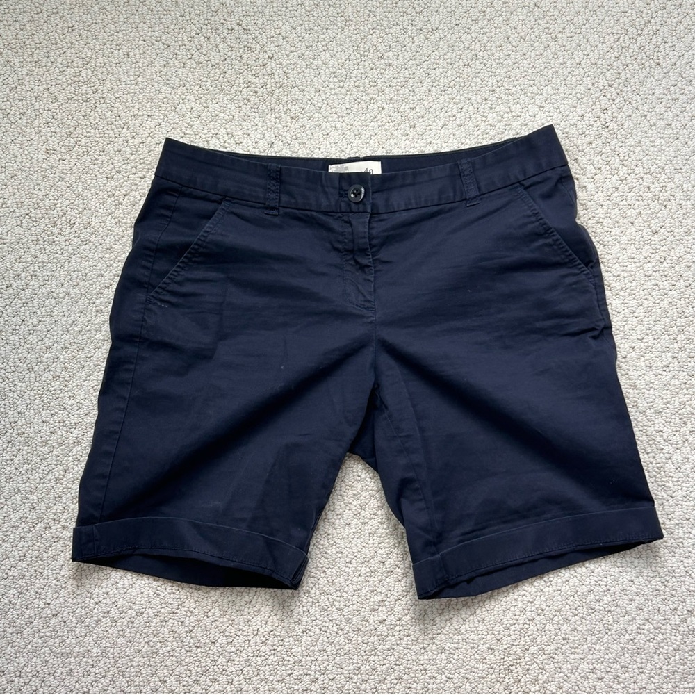 J.Crew Bermuda Classic Navy Women's Shorts size 2